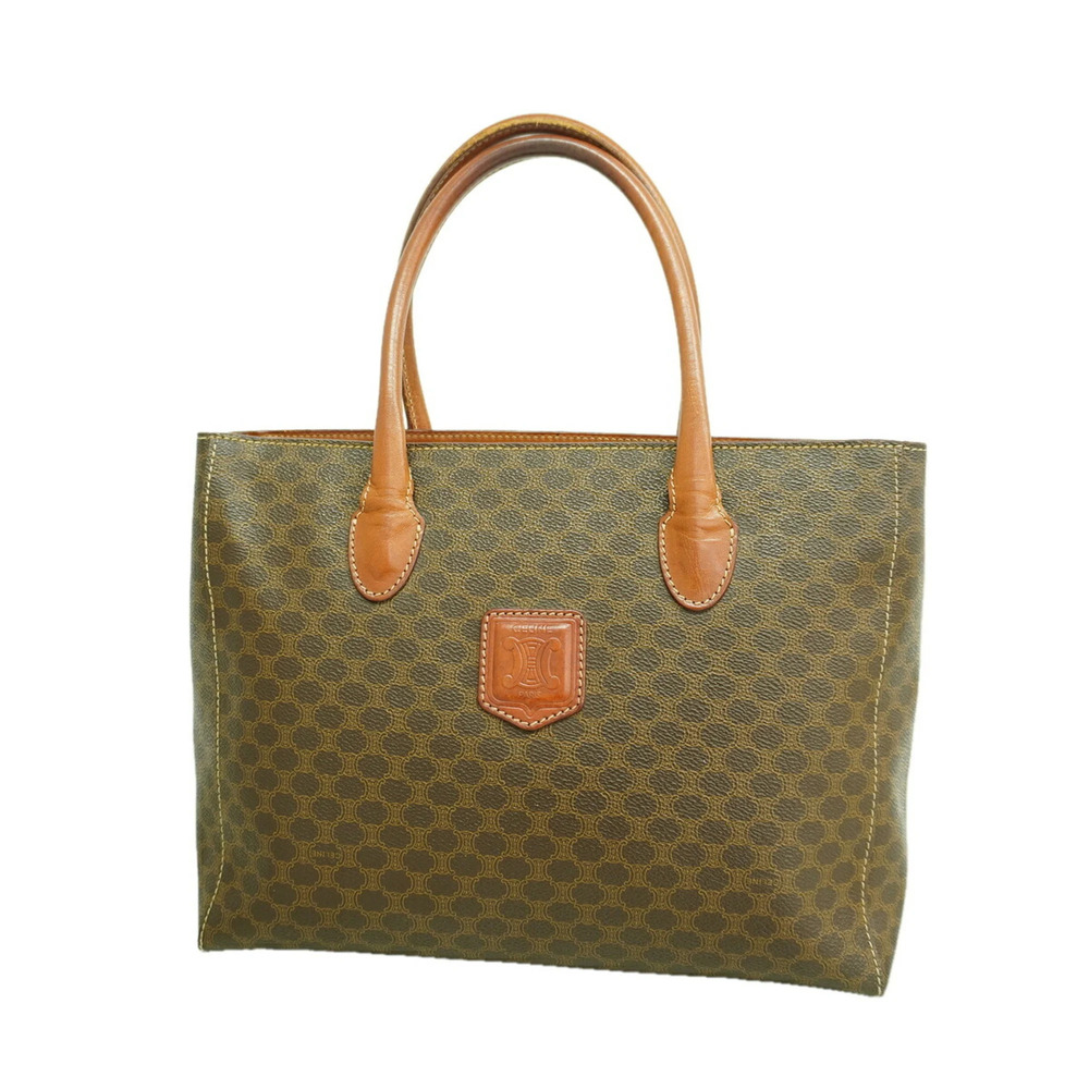 Celine Macadam handbag, brown, women's, P3568072